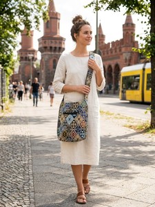 Bolso Bandolera de Jacquard Tejido Premium, Bolso de Hombro Multiusos, Duradero y Elegante - Product Image 3