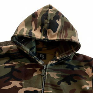 Sudadera con capucha de camuflaje para hombre, último diseño, mejor estilo, en dos colores, unisex, estilo urbano, venta al por mayor, precio económico, cómoda y resistente al viento. - Product Image 3