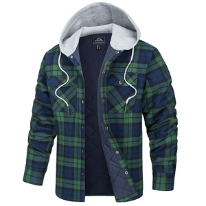Custom Unisex Hooded Canvas <b>Jacket</b> Winter Warm Coat Autumn Patchwork Eco-Friendly Waterproof Streetwear Casual - Product Image 1