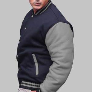 Le matériel complet de laine a fait des vestes d'université d'hommes/matériel entièrement respirable et à séchage rapide fait des vestes d'université d'hommes - Product Image 2