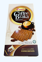 Biscuits croustillants Halal Libra Braka 150g en boîte, saveur crème, faible teneur en glucides, goût sucré, produit FMCG