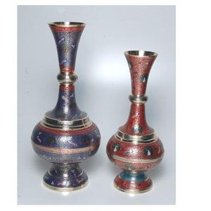 Vases à fleurs en métal personnalisables en gros, écologiques, faits à la main, design côtier moderne, haute qualité pour arrangements floraux - Product Image 2