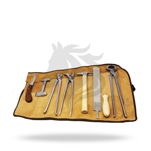 Kit de herramientas para pezuñas FARRIER, juego de 8 piezas de acero inoxidable para el cuidado de las pezuñas de caballos - Product Image 1