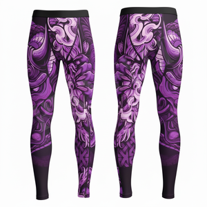 Latest Design Breathable Quick Dry Compression Leggings Custom Printed Breathable Workout Running Fitness Apparel Polyester <b>Pant</b> - Product Image 5