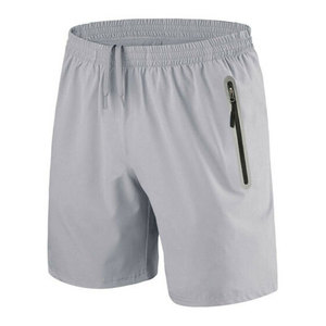 กางเกงขาสั้นผู้ชาย INDEX APPAREL สีพื้น เอวกลาง มีเชือกผูก เอวปรับได้ แห้งเร็ว เหมาะสำหรับเล่นกีฬา มีกระเป๋าซิป - Product Image 3