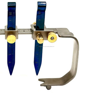 ชุดเครื่องมือวัดจมูกแบบดิจิตอล Davis Nasal Projectometer สำหรับการผ่าตัดข้อต่อและศัลยกรรมจมูก ทำจากสแตนเลส สีฟ้า - Product Image 3