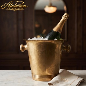 Seau à glace de luxe en métal pour refroidisseur à vin 3L, en acier inoxydable avec LED, portable, pour fêtes, bars, hôtels, restaurants, mariages, logo personnalisé - Product Image 3