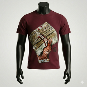 <b>Tshirts</b> for men oversized high quality summer heavyweight custom logo - Product Image 2