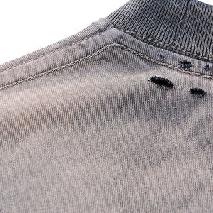 T-shirt Homme Personnalisé en Coton et Fibre de Bambou, Coupe Oversize, Respirant, Manches Longues, Effet Délavé et Vieilli, Toutes Tailles - Product Image 5