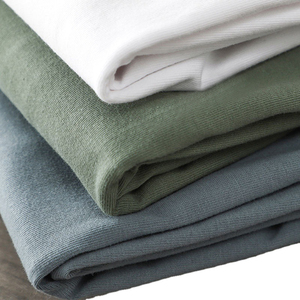 เสื้อยืดแขนสั้นทรงพอดีตัว คุณภาพสูง ผ้าฝ้ายออร์แกนิค 100%  แบบยูนิเซ็กซ์  ไม่มีลาย  รับสกรีนโลโก้ด้วยระบบดิจิตอล  ผ้าหนา 220 กรัม - Product Image 4