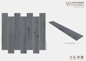 Baldosa de porcelana mate de aspecto minimalista de 200x1200 mm, diseñada para brindar una continuidad lineal suave y cerámica confiable. - Product Image 2