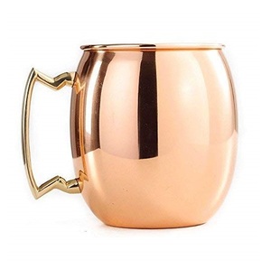 Polished Copper Moscow Mule <b>Mugs</b> Designed For Chilled Cocktails Durable Barware For Kitchen Dining And Entertaining - Product Image 5