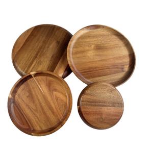 Plateau de service en bois de luxe OEM, fait main, en bois massif, pour le thé, le café et le petit-déjeuner, idéal pour servir le café, le thé et les jus - Product Image 5