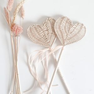 Baguettes en rotin naturel écologique en forme de fleur, jouets pour enfants, bébés, enfants, vente en gros - Product Image 6