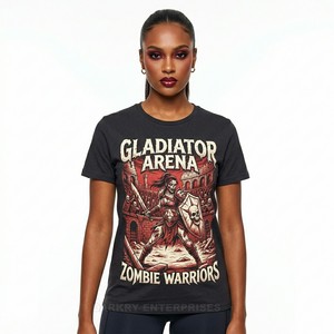 Camiseta Personalizada para Mujer con Estampado Gráfico de Retrato Victoriano, Estilo Gótico, Horror, Estética Urbana, Fabricante - Product Image 2