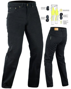 Men's Blue Denim Motorcycle Pants With Removable CE <b>Knee</b> And Thigh <b>Protectors</b> For Biker Riding Gear - Product Image 5