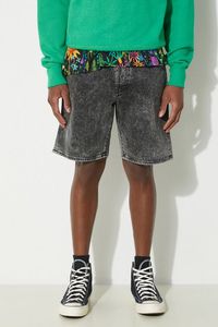 Pantalones cortos de mezclilla para hombre, de tela tejida transpirable, venta directa, precio competitivo, cierre de botón, lavados. - Product Image 5