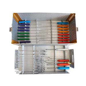 Juego de 20 instrumentos quirúrgicos manuales de acero inoxidable para cirugía neurológica de columna vertebral, herramientas quirúrgicas ortopédicas de alta calidad para columna vertebral - Product Image 5