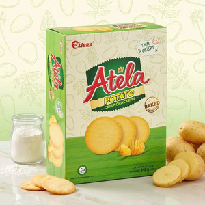 แครกเกอร์มันฝรั่งอบกรอบอร่อย 342 กรัม ขนมขบเคี้ยวเพื่อสุขภาพ ผู้ผลิต ODM - Product Image 1