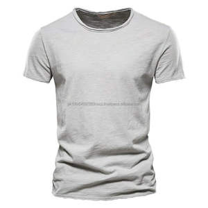 T-shirt basique classique pour homme, 100% coton, col rond, manches courtes, imprimé numérique tendance - Product Image 5