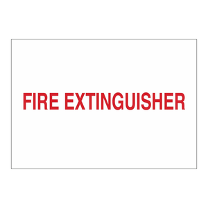 Panneau d'extincteur haute visibilité Brady, imprimé UV, panneau de sécurité mural pour usage intérieur et extérieur - Product Image 1