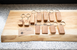 Últimos llaveros de madera con artesanía excepcional Llaveros de madera duraderos y elegantes - Product Image 2