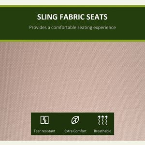 Fauteuil suspendu imperméable avec support et auvent réglable pour patio et jardin - Product Image 5