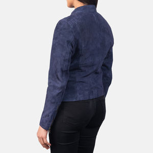 Veste d'hiver en daim véritable pour femme avec doublure en laine, imperméable et respirante pour un confort durable et un style élégant au quotidien - Product Image 2