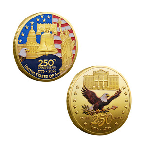 Pièce <span class=keywords><strong>de</strong></span> monnaie américaine commémorant <span class=keywords><strong>le</strong></span> 250e anniversaire <span class=keywords><strong>de</strong></span> l'indépendance américaine, pièce <span class=keywords><strong>de</strong></span> défi en relief - Product Image 5