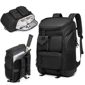 Sac à dos de sport extensible en tissu Oxford avec compartiment à chaussures ventilé pour le tennis, le badminton, les voyages en plein air et la salle de sport, unisexe - Product Image 2