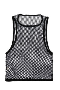 Camiseta sin mangas de malla transparente con cuello redondo para hombre, transpirable, sexy, para fitness de verano - Product Image 4