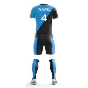 Ensembles d'uniformes de football de couleur unie pour jeunes et adultes, tenues d'entraînement, conception personnalisée - Product Image 3