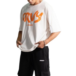 Vente en gros 2025 nouveauté femmes t-shirt graphique oversize haute qualité 100% coton sérigraphié t-shirts tenue décontracté mode - Product Image 5