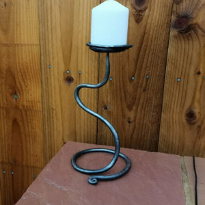Wrought Iron <b>Tealight</b> <b>Holder</b> Decorative Hand Forged Metal Candle <b>Tealight</b> <b>Holder</b> With Handle - Product Image 3