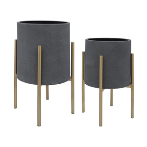 Soporte de Metal para Macetas, Diseño Moderno, Acabado Pulido, Construcción Resistente y Estable, Diseño Ligero, Capacidad Personalizable, Decorativo para Interiores - Product Image 1