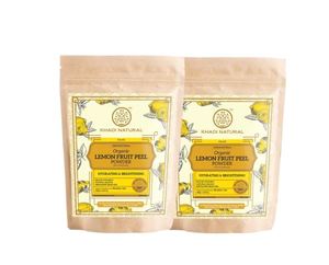 Poudre de Zeste de Citron Bio Khadi Natural, Pack de 2 x 200g - Product Image 1
