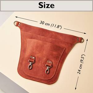 Funda de Cuero Genuino de Lujo para Tijeras de Barbero con Estuche Protector a Prueba de Olores para Uso Profesional LBSH-0020 - Product Image 6