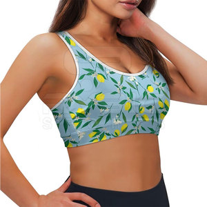 Soutien-gorge de sport personnalisé à sublimation pour femme, imprimé attrayant, vêtements de fitness commerciaux pour la meilleure vente - Product Image 4