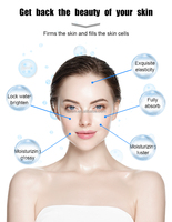 Appareil de beauté pour le soin de la peau du visage 6 en 1 Super Bubble avec jet d'oxygène, stylo de pulvérisation, rajeunissement de la peau du visage pour Selon