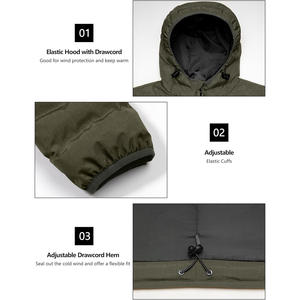 Veste matelassée personnalisable pour homme avec doublure intérieure lisse, légère et chaude, fabrication de vêtements professionnels - Product Image 4