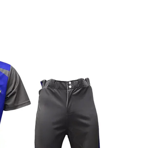 Conjunto de Pantalones y Camiseta de Béisbol Transpirables con Estampado Personalizado al por Mayor, Uniforme de Equipo de Poliéster de Secado Rápido, Manga Corta - Product Image 6