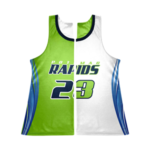 Pinnies de Lacrosse Reversibles para Mujer, Tallas Grandes, Personalizables con Impresión Sublimada, Malla sin Mangas, Secado Rápido, Ajuste Holgado, SINEWY SPORTS - Product Image 3