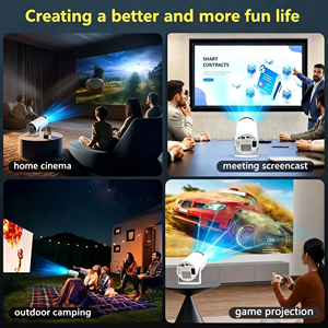 Proyector Portátil HY300 para Dormitorio, Montaje en Pared, 720P, 120 Pulgadas, Plástico, Compatible con Internet, Electrónica de Consumo - Product Image 5