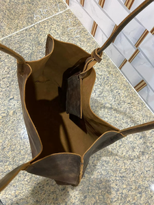 Bolso Tote de Cuero Vintage para Mujer, Bolso Casual de Cuero Genuino - Product Image 5