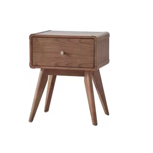 Minimalist Nightstands <b>Bedside</b> With Made Of Teak Solid Wooden Natural Wooden Colors Best Manufacturing Furniture - Product Image 3