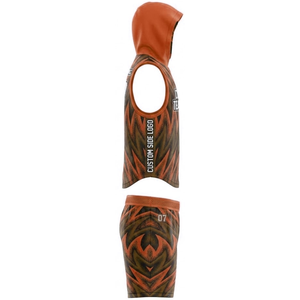 Tenue de football 7v7 personnalisée pour adultes – Coupe moderne, designs performants, tissu polyester respirant, ensemble graphique sublimé - Product Image 2