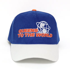 Gorras de Pana de Dos Tonos Personalizadas OEM, Gorras de Béisbol de Lujo con Logotipo Bordado Premium, al por Mayor a Bajo Precio, Unisex - Product Image 3