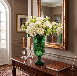 Offre Spéciale Vantage Moderne Fantaisie De Luxe Premium Table Centre De Table Vase Conception Unique Vase À Fleurs En Verre Pour La Décoration De La Maison Utilisation - Product Image 1