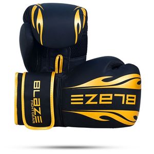High Quality Leather Boxing Gloves for Gym Training Sparring & Heavy Punching Bag | Wholesale MMA Kickboxing <b>Velcro</b> <b>Strap</b> Glove - Product Image 2