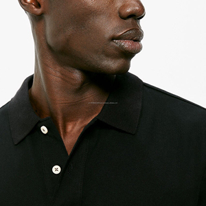 Polo de golf d'été pour homme, 100 % tissu tricoté de haute qualité, séchage rapide, décontracté, coupe ajustée, uni, grande taille, manches courtes - Product Image 6